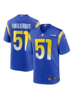 Men's Los Angeles Rams Zach VanValkenburg Nike Royal Team Game Jersey