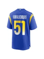  Men's Los Angeles Rams Zach VanValkenburg Nike Royal Team Game Jersey