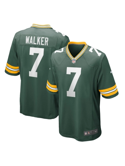 Men's Green Bay Packers Quay Walker Nike Green Player Game Jersey 01