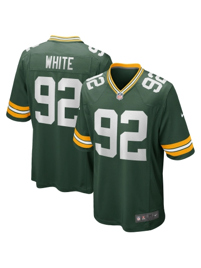 Men's Green Bay Packers Reggie White Nike Green Retired Player Game Jersey 01