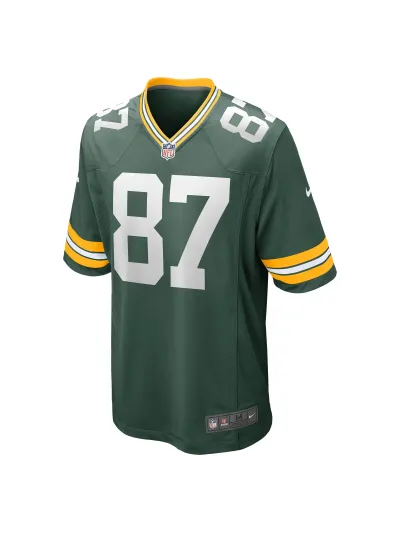 Men's Green Bay Packers Romeo Doubs Nike Green Game Player Jersey 02