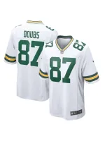 Men's Green Bay Packers Romeo Doubs Nike White Game Player Jersey