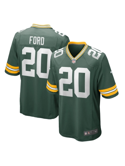 Men's Green Bay Packers Rudy Ford Nike Green Game Player Jersey 01