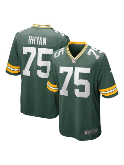 Men's Green Bay Packers Sean Rhyan Nike Green Game Player Jersey 01
