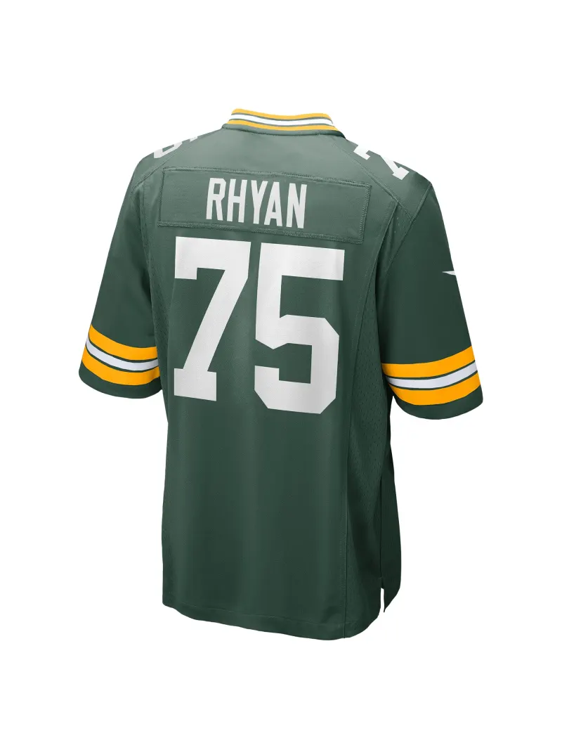 Men's Green Bay Packers Sean Rhyan Nike Green Game Player Jersey