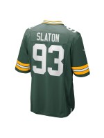 Men's Green Bay Packers T.J. Slaton Nike Green Game Jersey