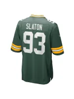 Men's Green Bay Packers T.J. Slaton Nike Green Game Jersey