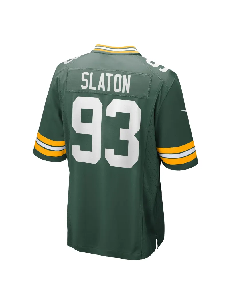 Men's Green Bay Packers T.J. Slaton Nike Green Game Jersey