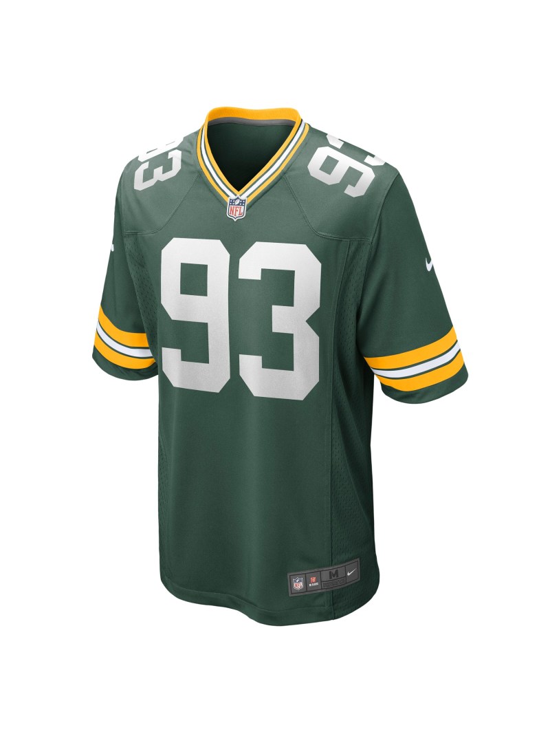 Men's Green Bay Packers T.J. Slaton Nike Green Game Jersey