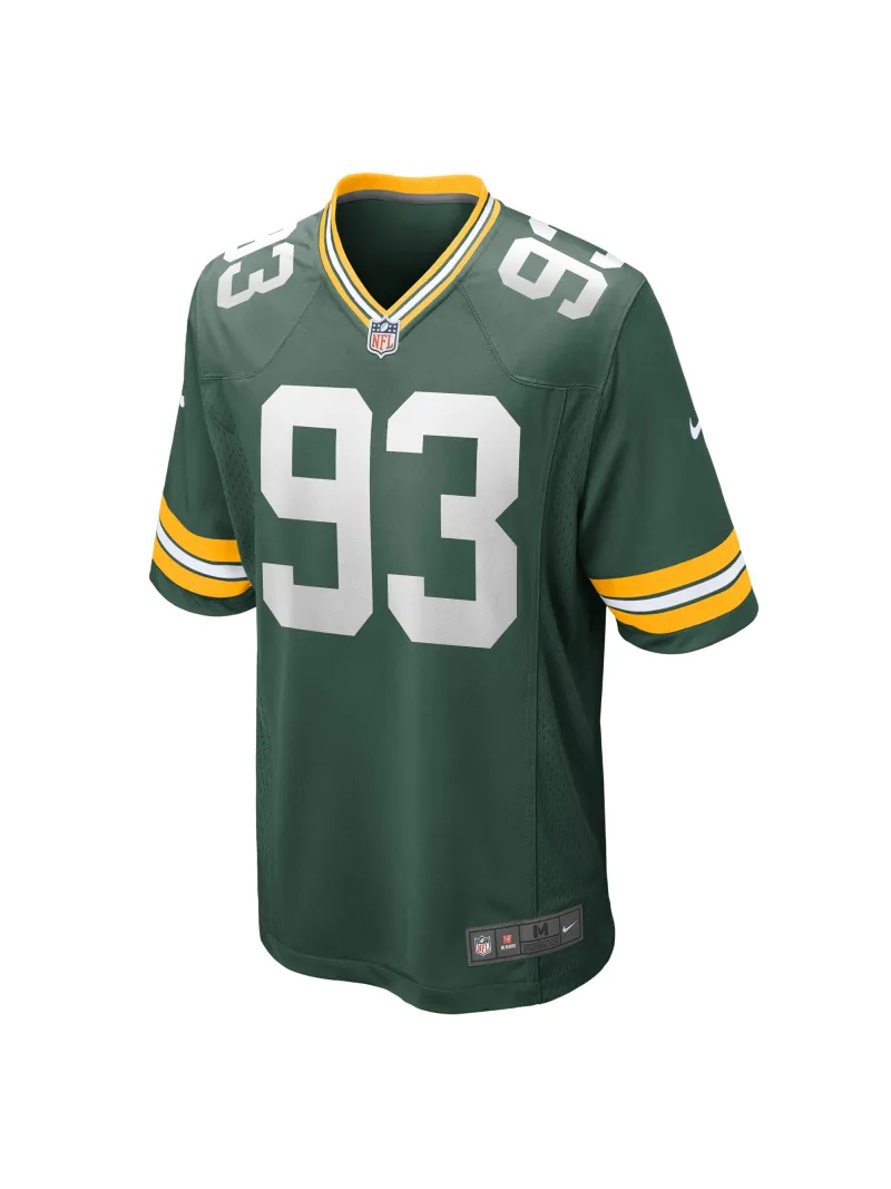 Men's Green Bay Packers T.J. Slaton Nike Green Game Jersey