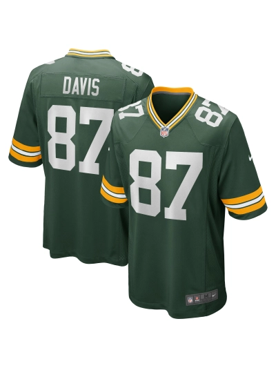 Men's Green Bay Packers Willie Davis Nike Green Game Retired Player Jersey 01
