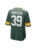 Men's Green Bay Packers Zayne Anderson Nike Green Team Game Jersey