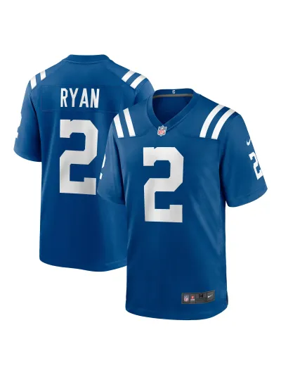 Men's Indianapolis Colts Matt Ryan Nike Royal Game Jersey 01