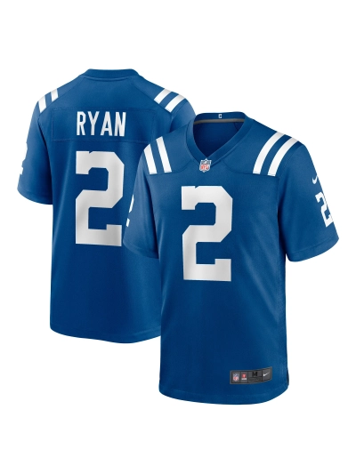 Men's Indianapolis Colts Matt Ryan Nike Royal Game Jersey 01