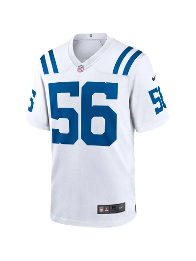Men's Indianapolis Colts Quenton Nelson Nike White Game Player Jersey 02