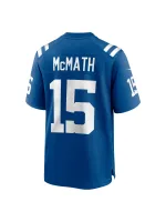Men's Indianapolis Colts Racey McMath Nike Royal Team Game Jersey