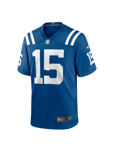 Men's Indianapolis Colts Racey McMath Nike Royal Team Game Jersey 02