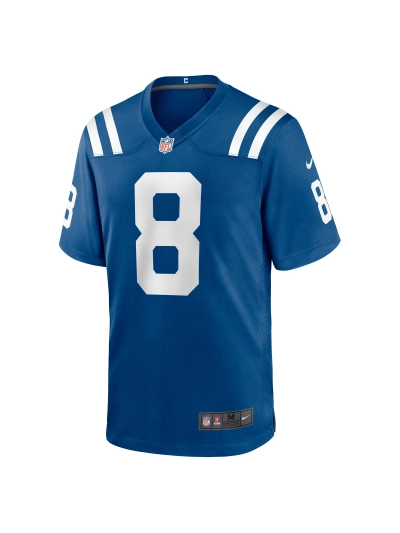 Men's Indianapolis Colts Rigoberto Sanchez Nike Royal Game Jersey 02