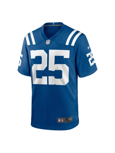 Men's Indianapolis Colts Rodney Thomas Nike Royal Player Game Jersey 02