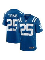 Men's Indianapolis Colts Rodney Thomas Nike Royal Player Game Jersey