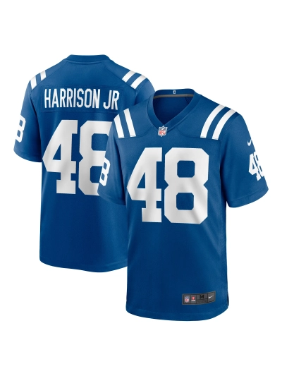 Men's Indianapolis Colts Ronnie Harrison Jr. Nike Royal Team Game Jersey 01
