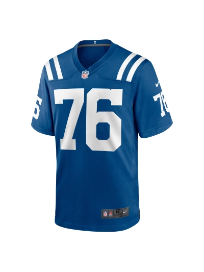 Men's Indianapolis Colts Ryan Hayes Nike Royal Team Game Jersey 02