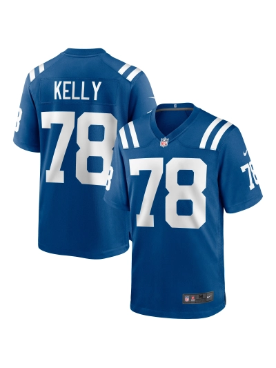 Men's Indianapolis Colts Ryan Kelly Nike Royal Game Jersey 01