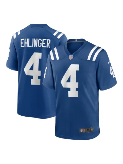 Men's Indianapolis Colts Sam Ehlinger Nike Royal Game Jersey 01