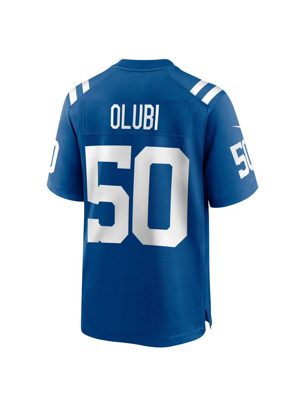 Men's Indianapolis Colts Segun Olubi Nike Royal Game Player Jersey