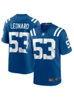 Men's Indianapolis Colts Shaquille Leonard Nike Royal Game Jersey