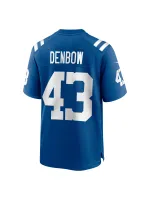 Men's Indianapolis Colts Trevor Denbow Nike Royal Game Player Jersey
