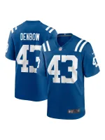 Men's Indianapolis Colts Trevor Denbow Nike Royal Game Player Jersey