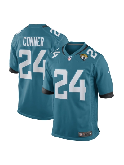 Men's Jacksonville Jaguars Snoop Conner Nike Teal Game Player Jersey 01