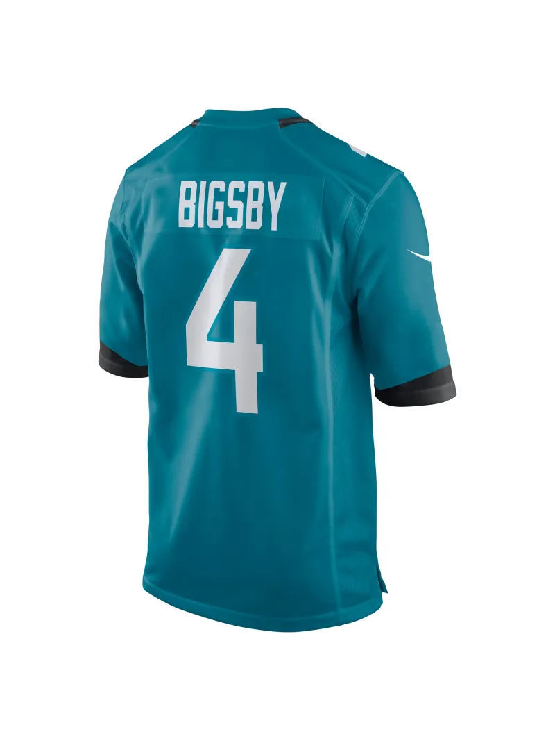 Men's Jacksonville Jaguars Tank Bigsby Nike Teal Game Jersey
