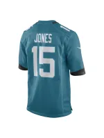 Men's Jacksonville Jaguars Tim Jones Nike Teal Game Player Jersey