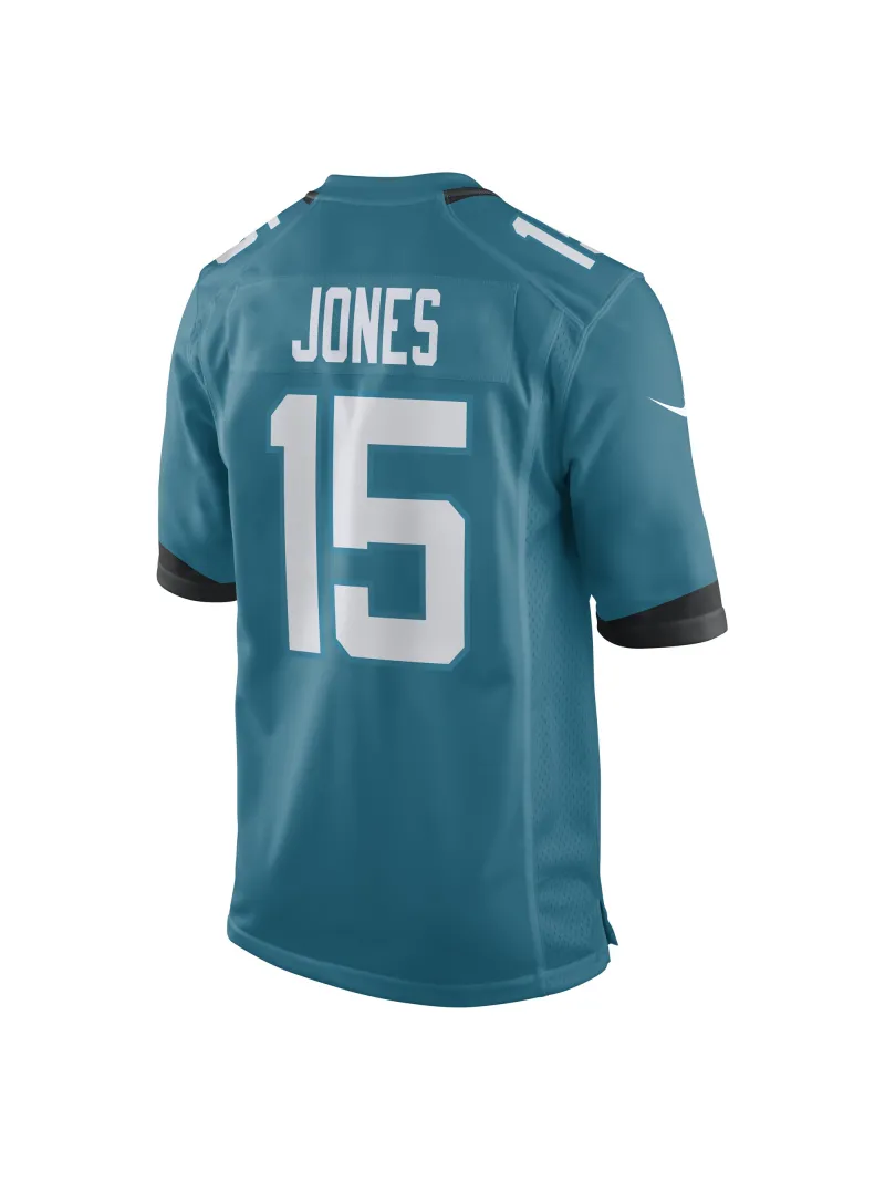 Men's Jacksonville Jaguars Tim Jones Nike Teal Game Player Jersey