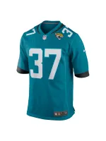 Men's Jacksonville Jaguars Tre Herndon Nike Teal Game Jersey