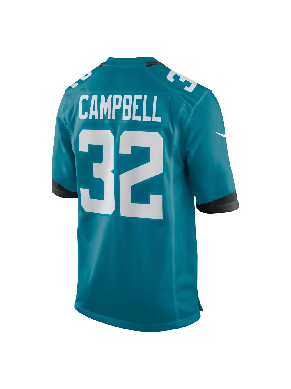 Men's Jacksonville Jaguars Tyson Campbell Nike Teal Game Jersey