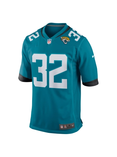 Men's Jacksonville Jaguars Tyson Campbell Nike Teal Game Jersey 02