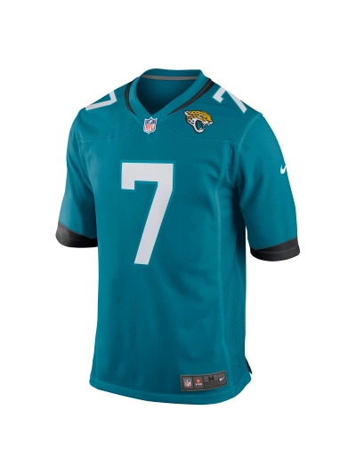Men's Jacksonville Jaguars Zay Jones Nike Teal Game Jersey 02