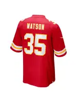 Men's Kansas City Chiefs Jaylen Watson Nike Red Game Player Jersey