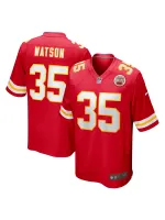 Men's Kansas City Chiefs Jaylen Watson Nike Red Game Player Jersey