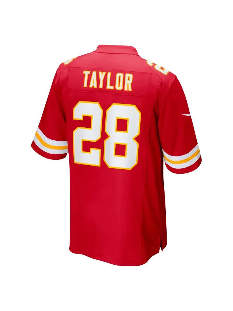 Men's Kansas City Chiefs Keith Taylor Nike Red Team Game Jersey