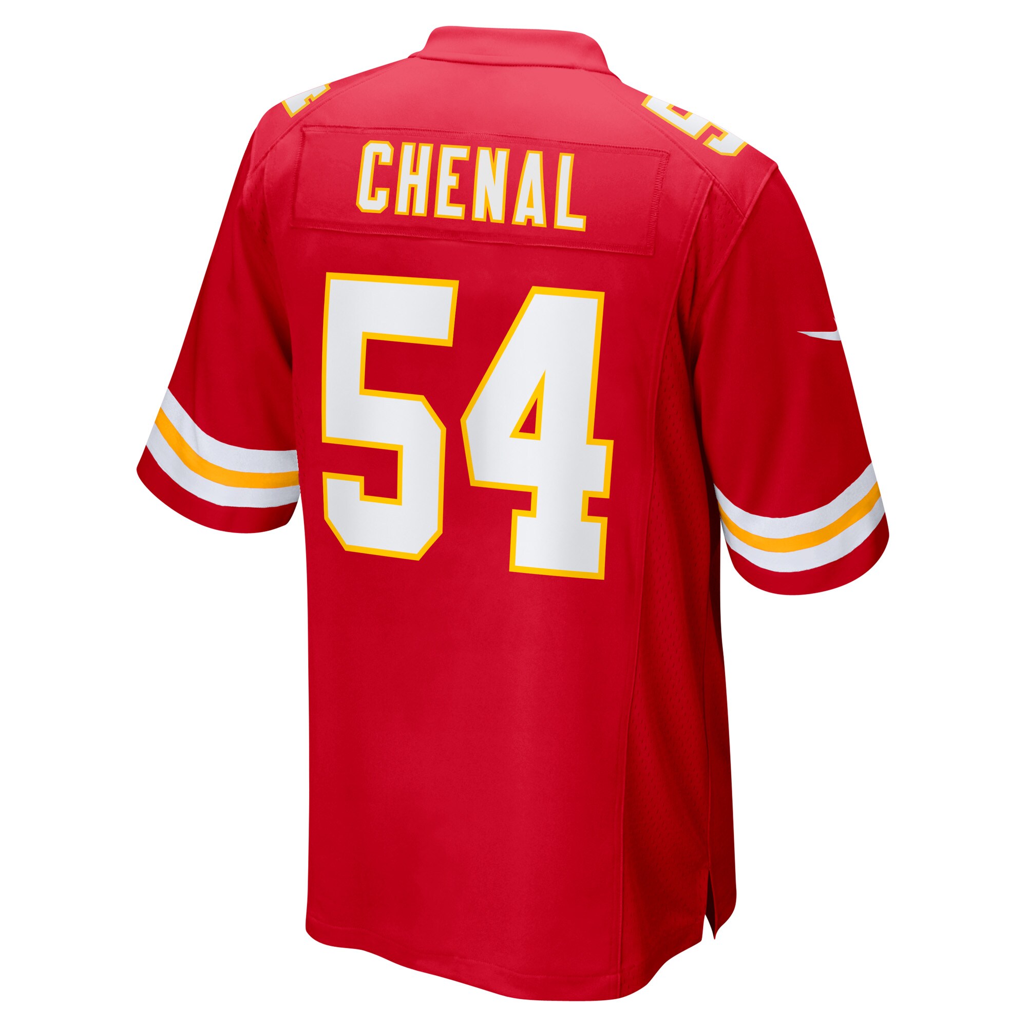 Men's Kansas City Chiefs Leo Chenal Nike Red Game Player Jersey