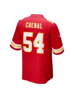 Men's Kansas City Chiefs Leo Chenal Nike Red Game Player Jersey