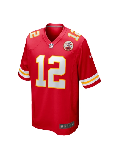 Men's Kansas City Chiefs Montrell Washington Nike Red Team Game Jersey 02