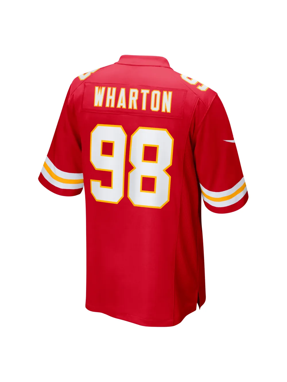 Men's Kansas City Chiefs Tershawn Wharton Nike Red Game Jersey