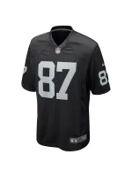 Men's Las Vegas Raiders Michael Mayer Nike Black 2023 NFL Draft Pick Game Jersey