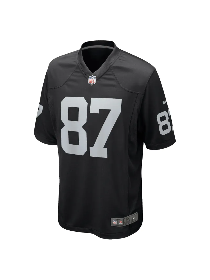 Men's Las Vegas Raiders Michael Mayer Nike Black 2023 NFL Draft Pick Game Jersey