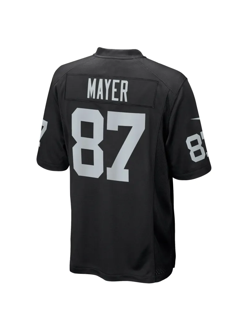 Men's Las Vegas Raiders Michael Mayer Nike Black 2023 NFL Draft Pick Game Jersey
